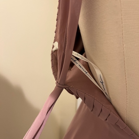 Joanna August Formal Chiffon Dress in Mauve Size Medium - Picture 6 of 8